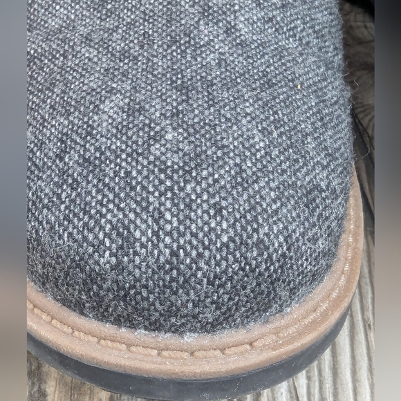 Clarks Collection Raisie Bloom Oxford Size 8.5 Black/Gray Tweed - Picture 7 of 12